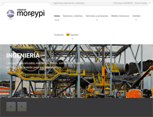 Tablet Screenshot of moreypi.com